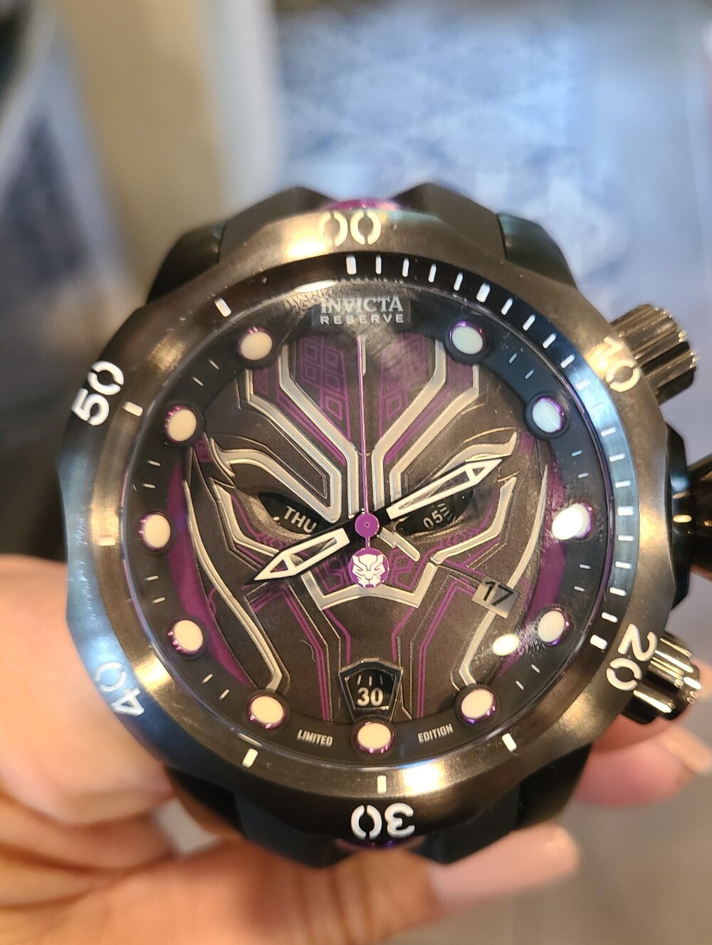 INVICTA MARVEL BLACK PANTHER WATCH!